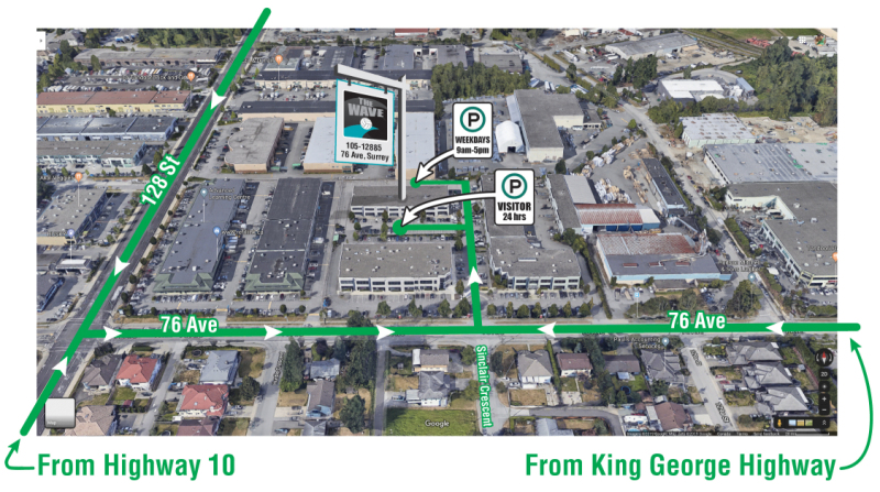 Map of Wave location